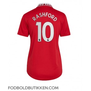 Manchester United Marcus Rashford #10 Hjemmebanetrøje Dame 2022-23 Kortærmet